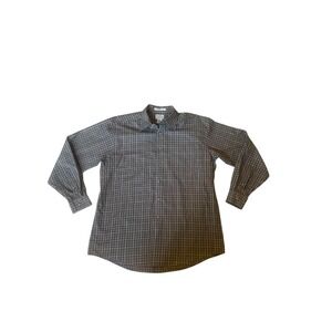 L.L.Bean Wrinkle Resistant Plaid Button Down Shirt Long Sleeve Casual
